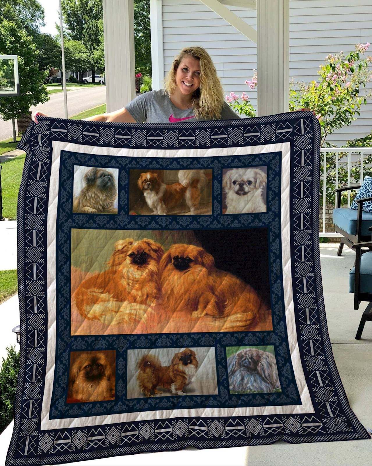 Pekingese Quilt Blanket DHC2911274VT