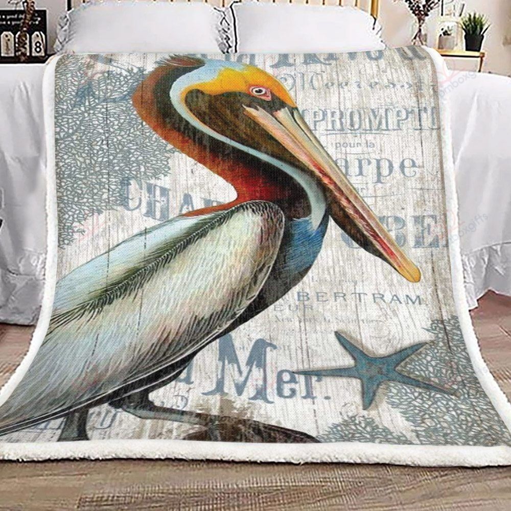 Pelican Fleece Blanket