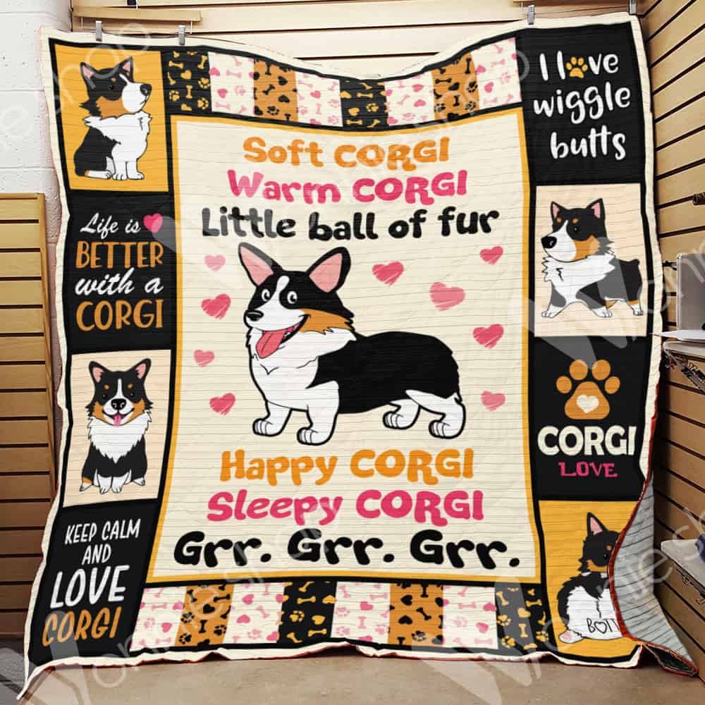 Pembroke Welsh Corgi Dog Blanket LNT1012008 Quilt Blanket