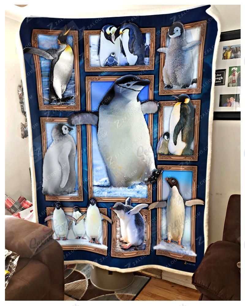 Penguin Cute Penguins Fleece Blanket