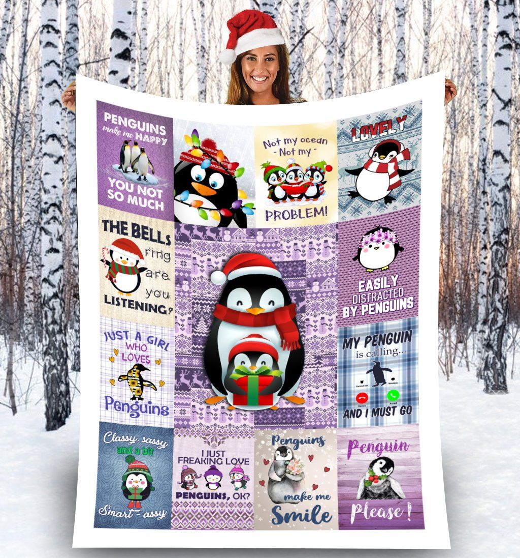 Penguin Fleece Blanket