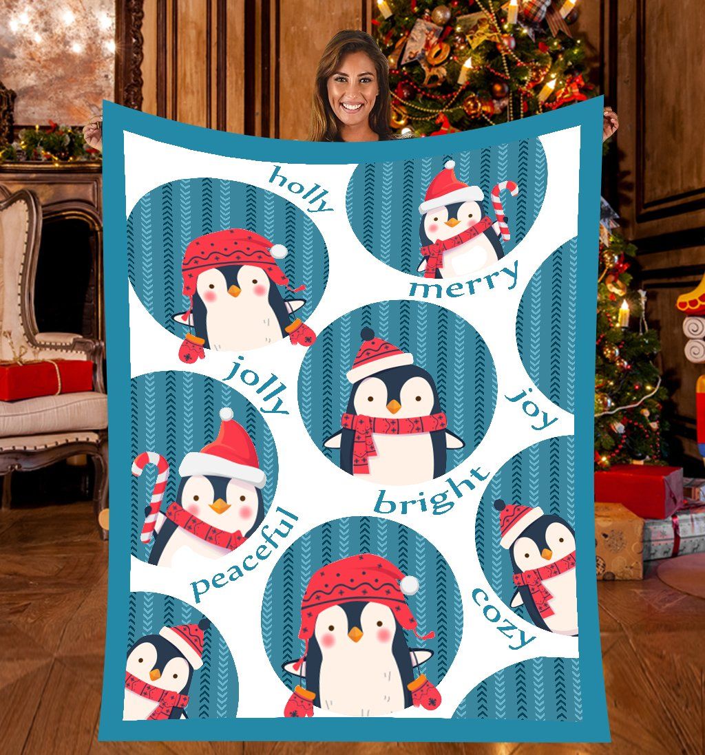 Penguin Fleece Blanket