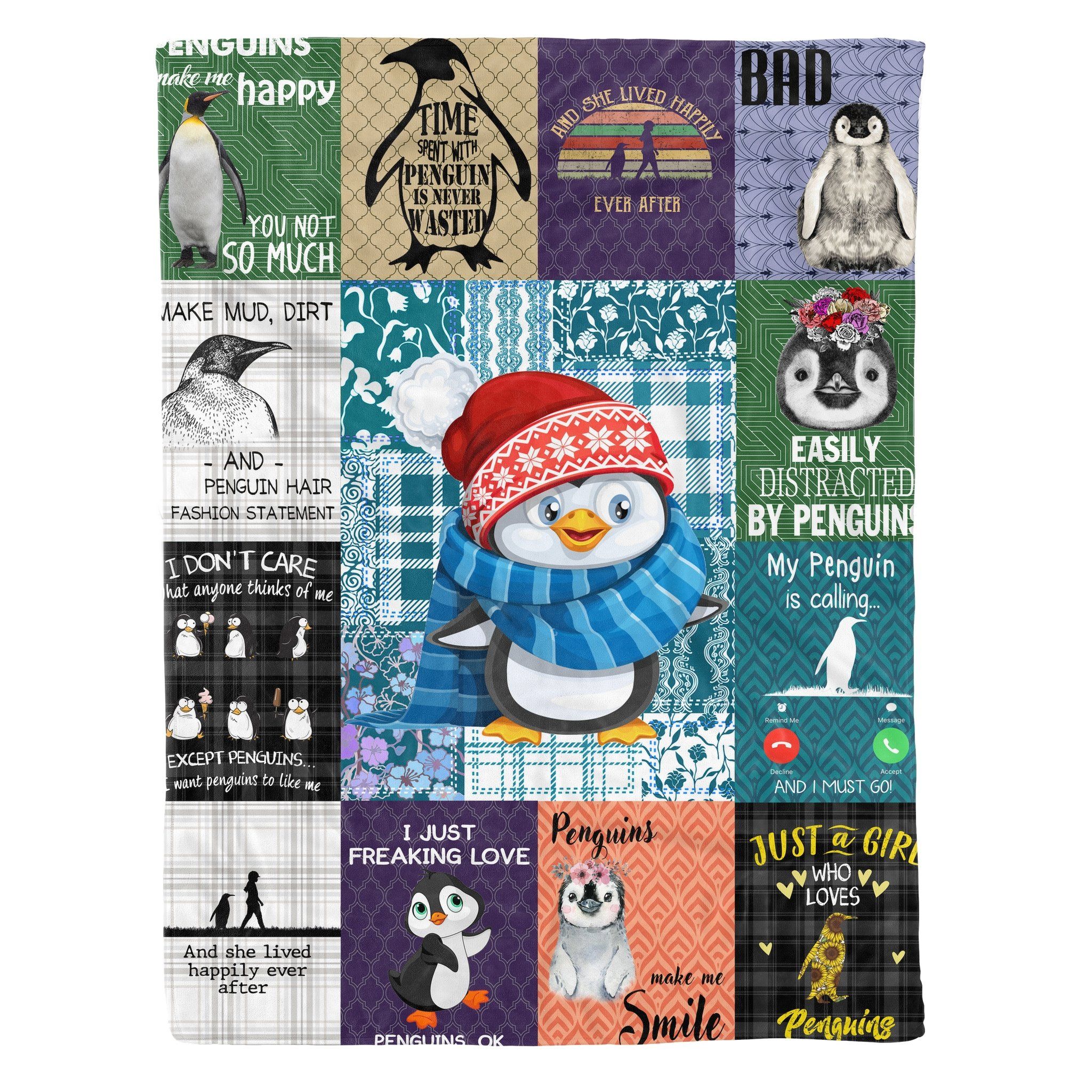Penguin Fleece Blanket