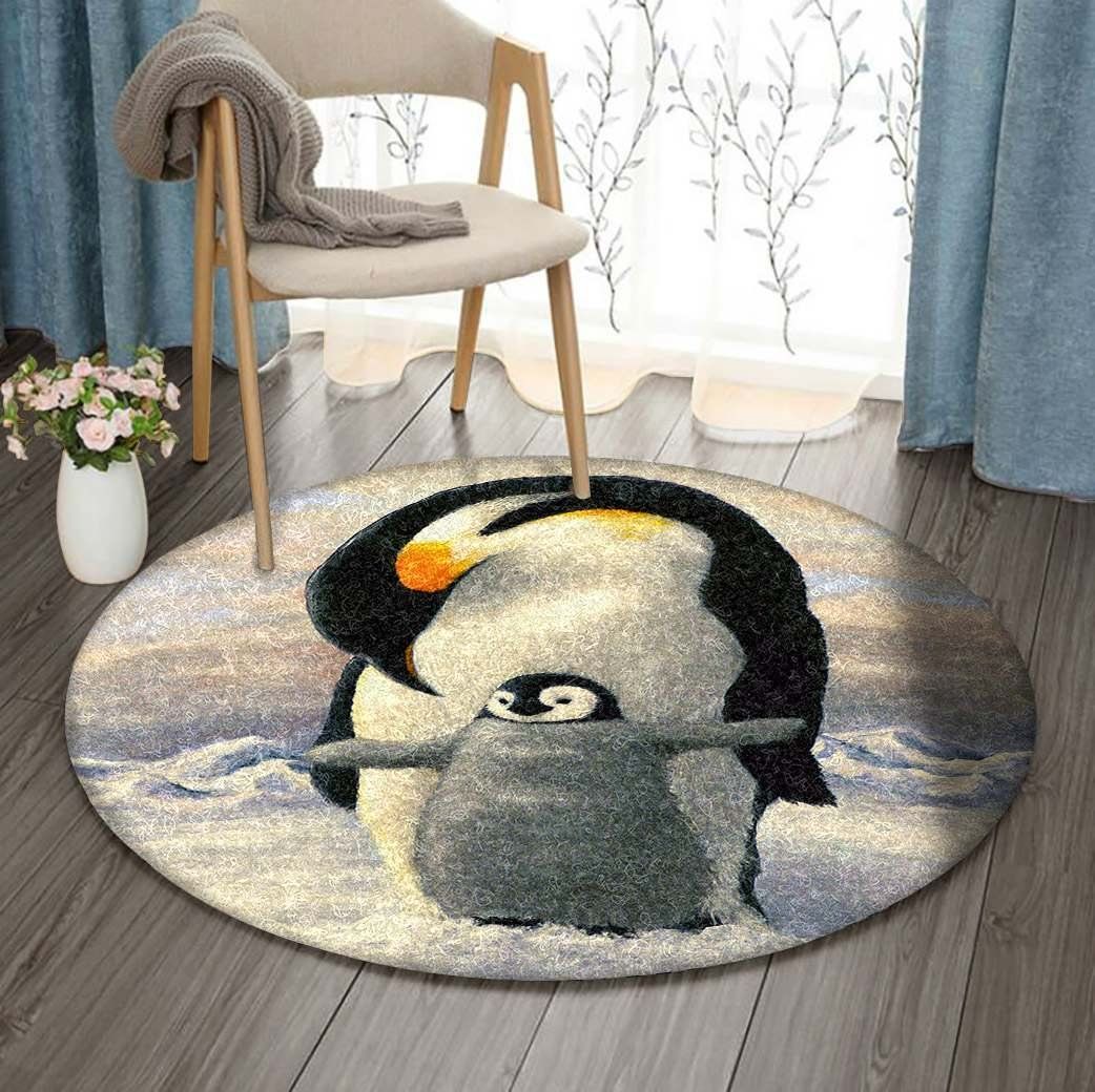 Penguin Round Carpet