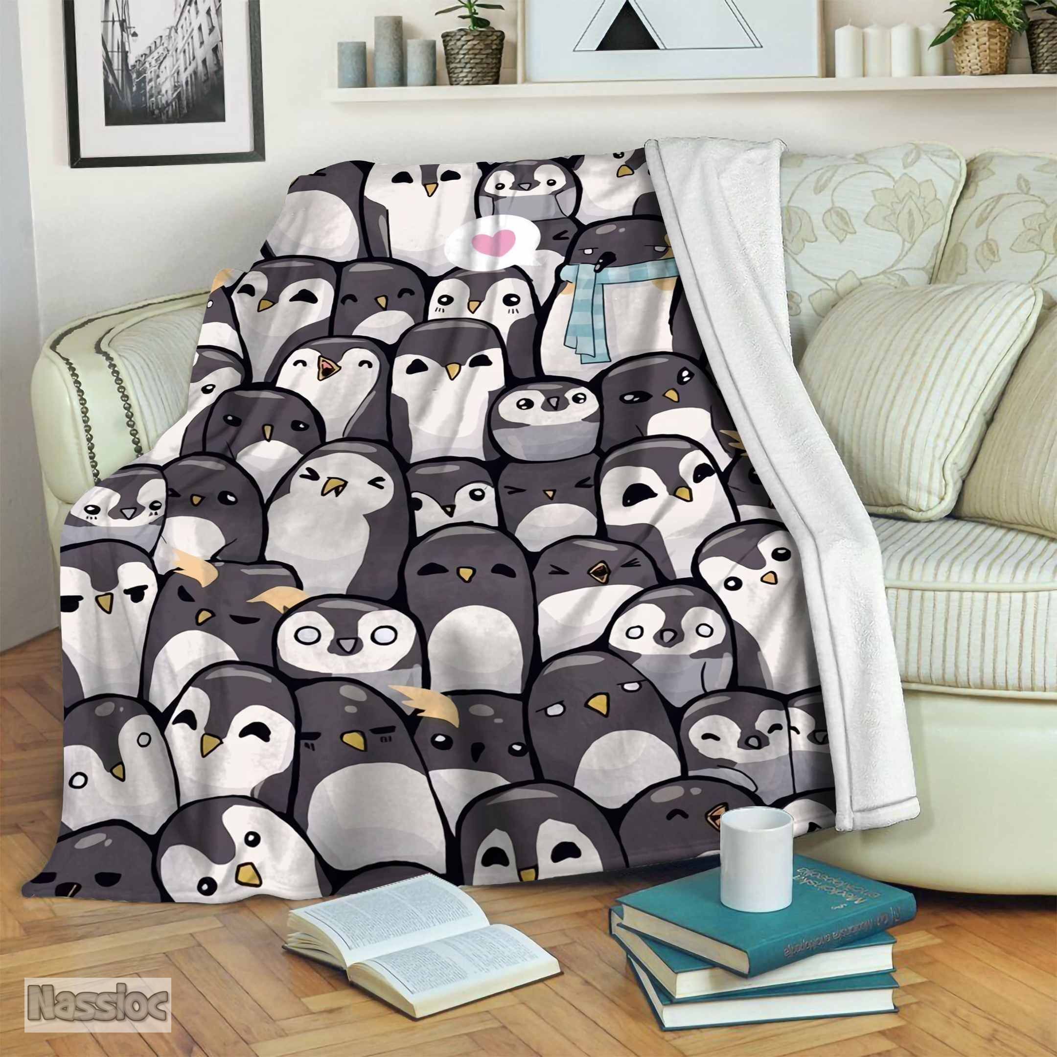 Penguin Fleece Blanket