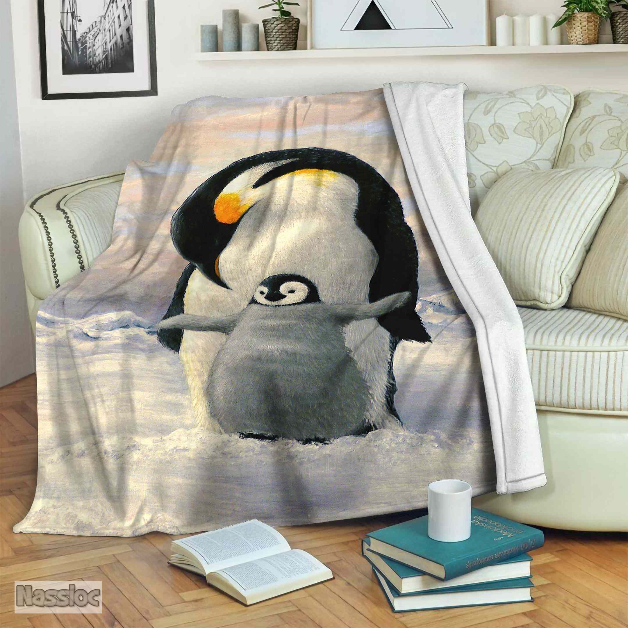 Penguin Fleece Blanket