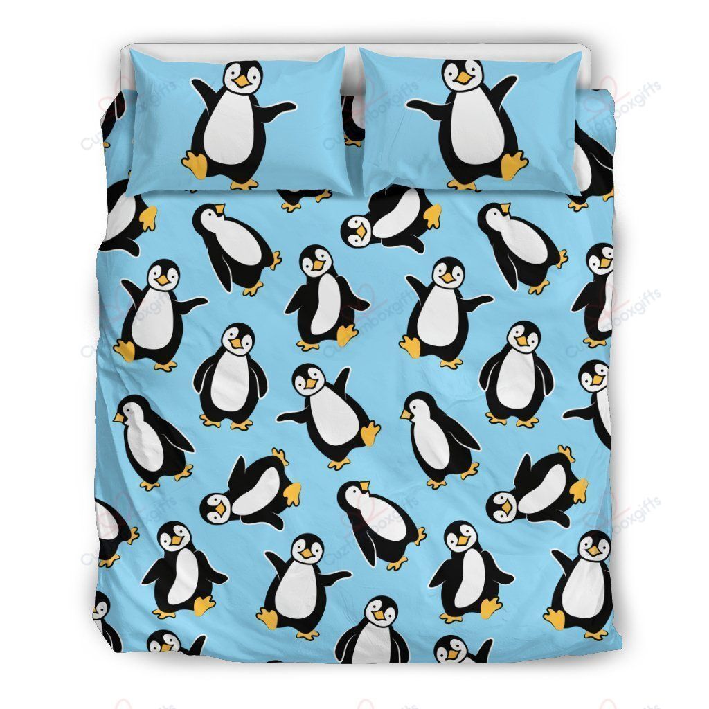 Penguin Happy Print Bedding Set