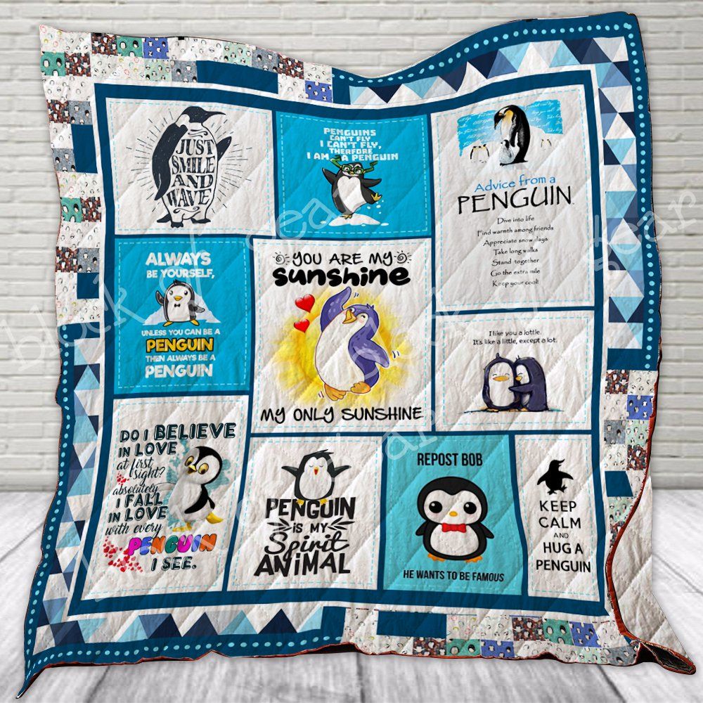 Penguin Is My Spirit Animal Quilt Th496 Dhc11121784Dd