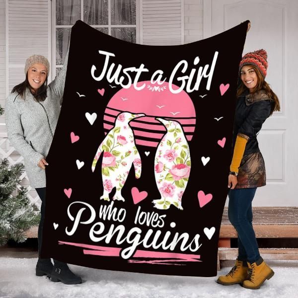 Penguin Penguins Sherpa Fleece Blanket