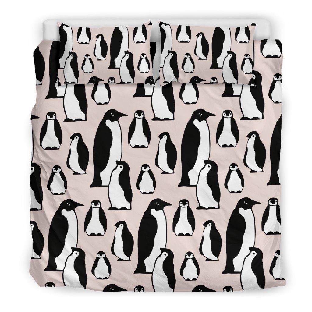 Penguin Print Cool Design Comfortable Bedding Set