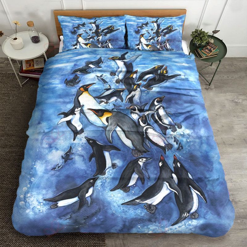 Penguin Swim Bedding Set