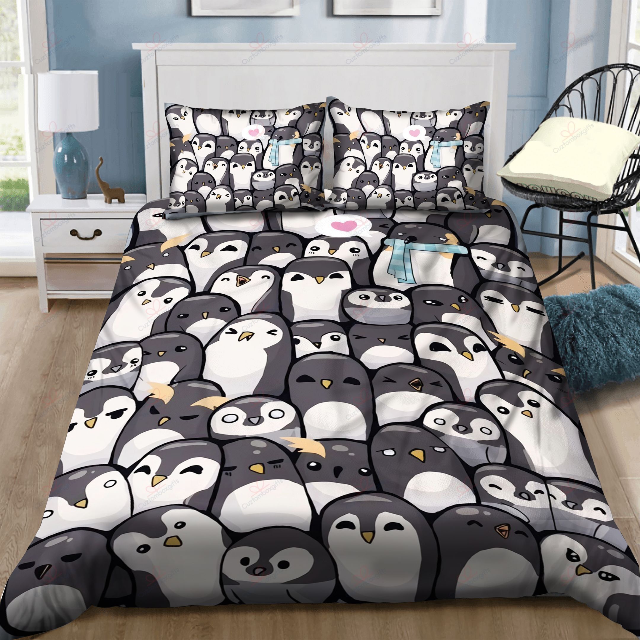 Penguin Bedding Set