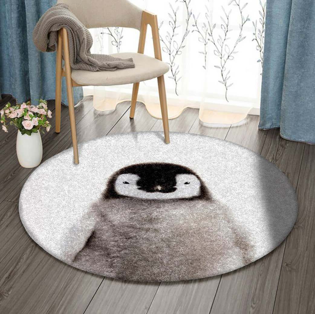 Penguin Round Carpet