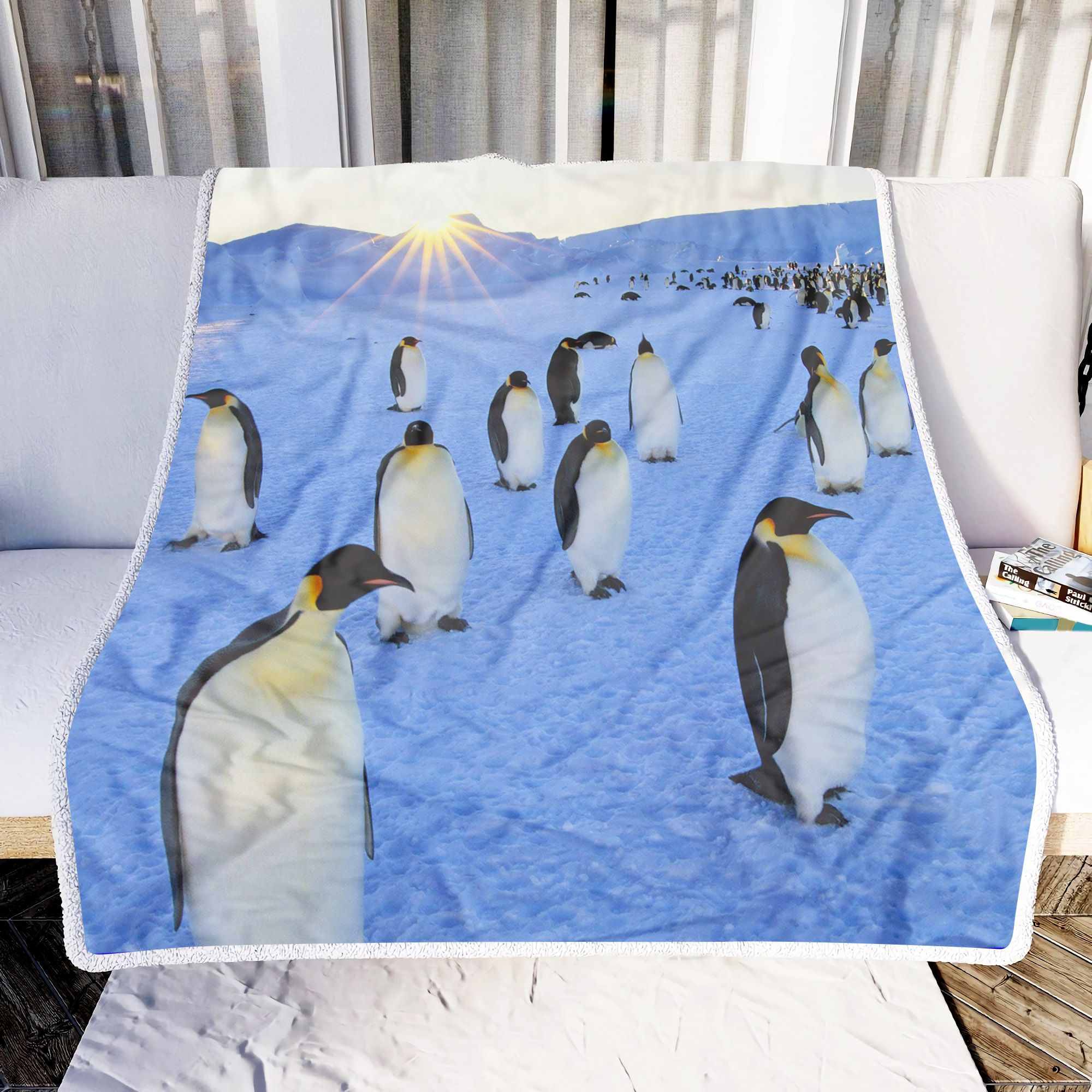 Penguins Fleece Blanket