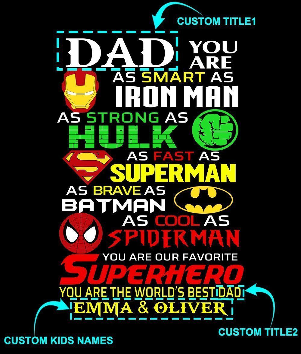 Perfect Birthday Holiday Gift For Dad Custom Name Printed Fleece Blanket