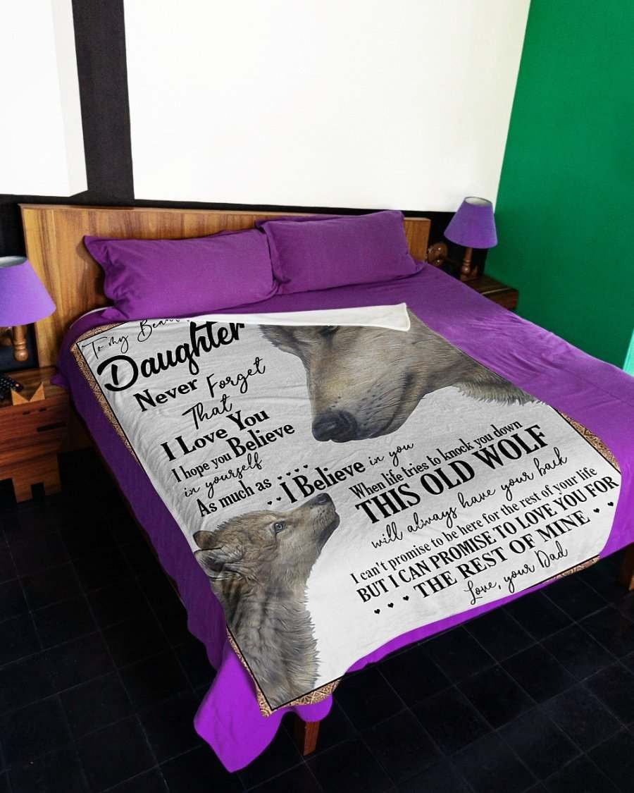 Perfect Christmas Gift For Your Daughter Fleece Blanket