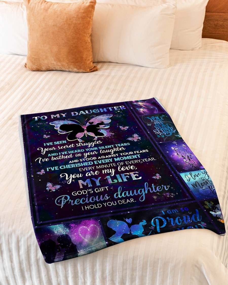 Perfect Christmas Gift For Your Daughter! Fleece Blanket