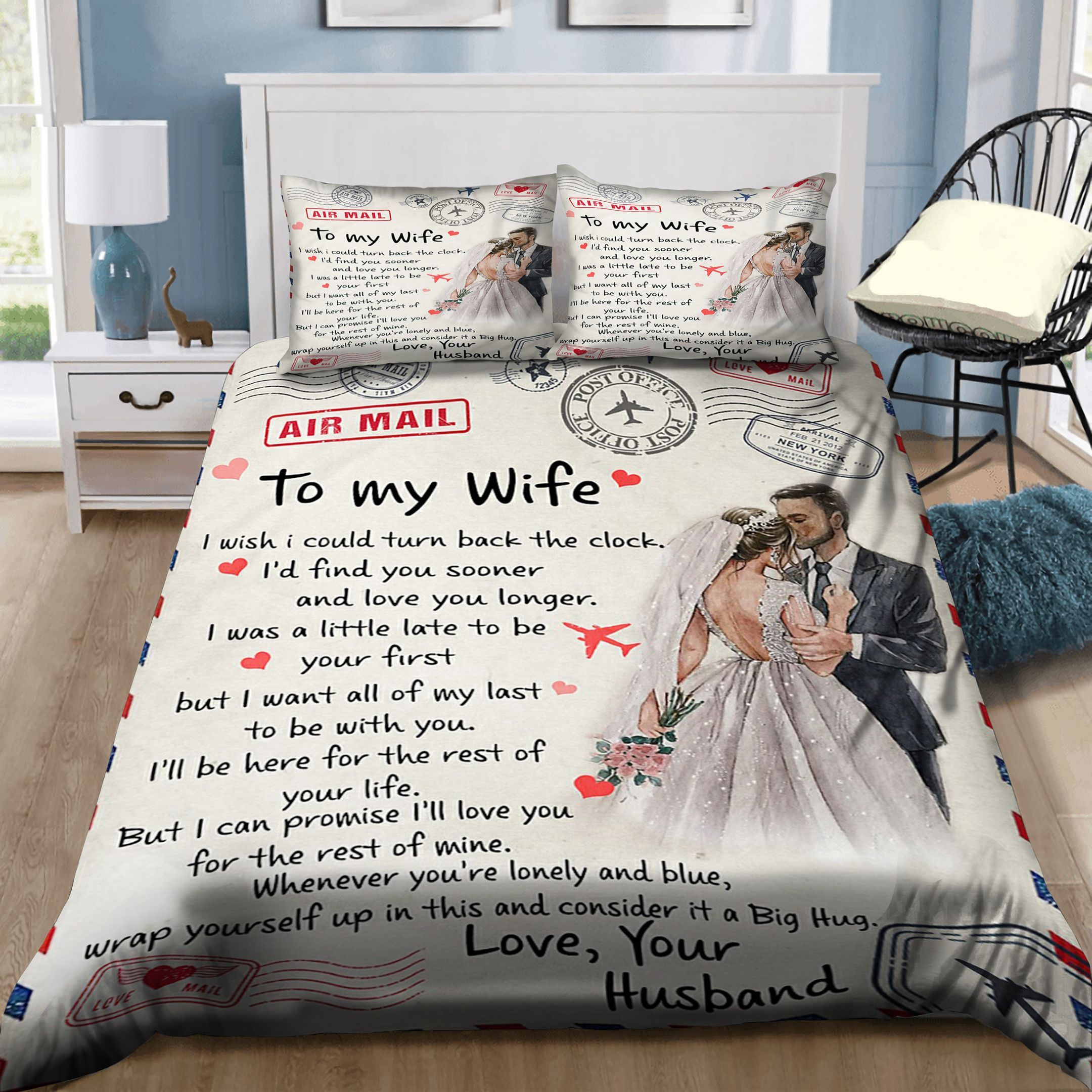Perfect Gift For Wife Bedding Set