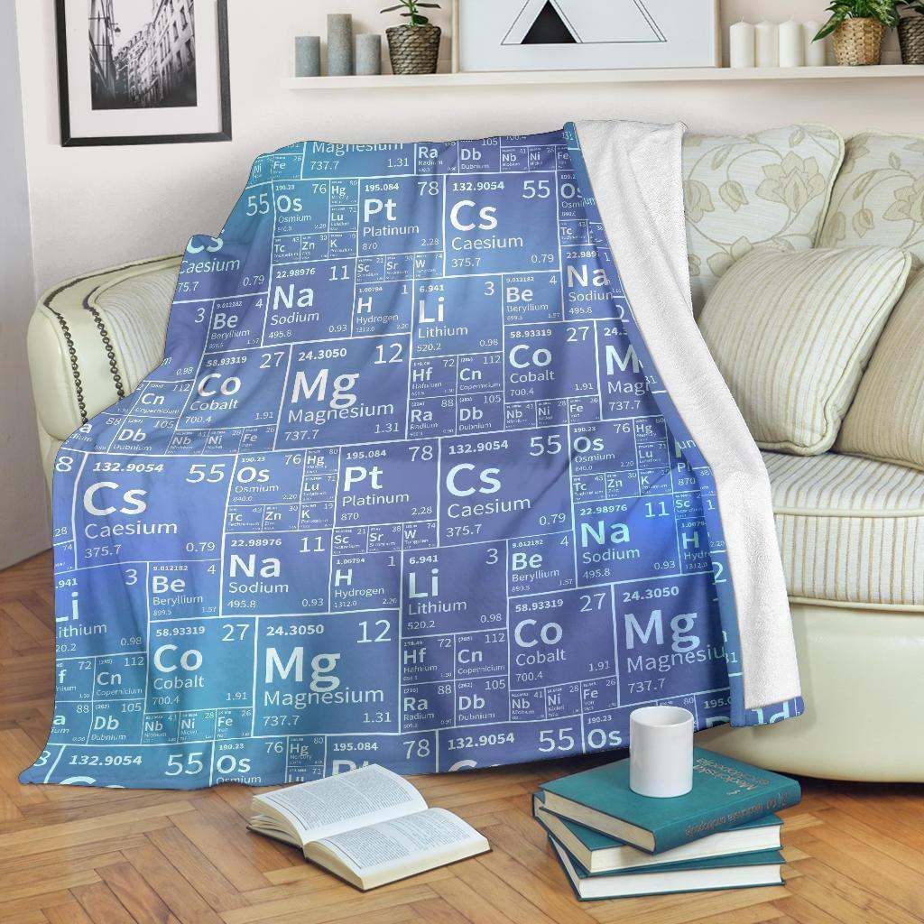 Periodic Table Science Sherpa Fleece Blanket