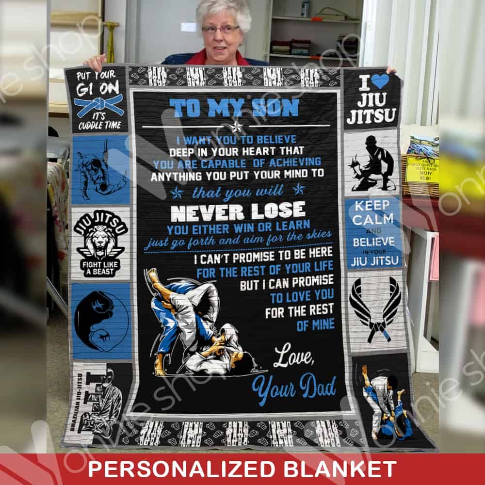 Personalized Brazilian Jiu Jitsu Quilt Blanket DHC0602518TD