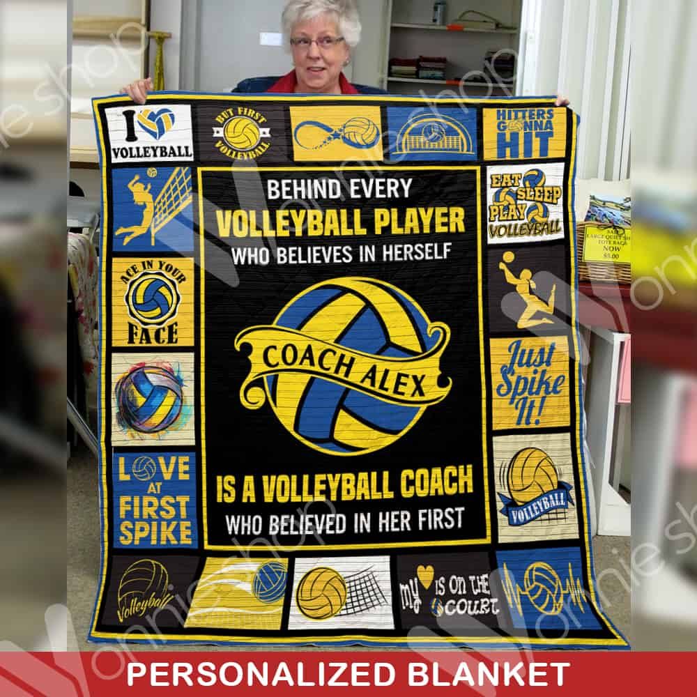 Personalized Volleyball Coach Quilt Blanket DHC0102790TD