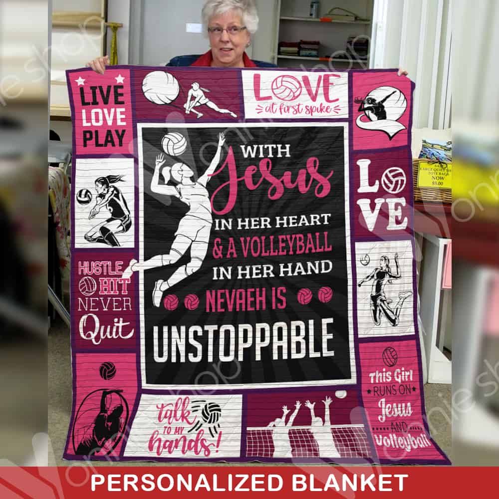 Personalized Volleyball Girl Quilt Blanket DHC0102623TD