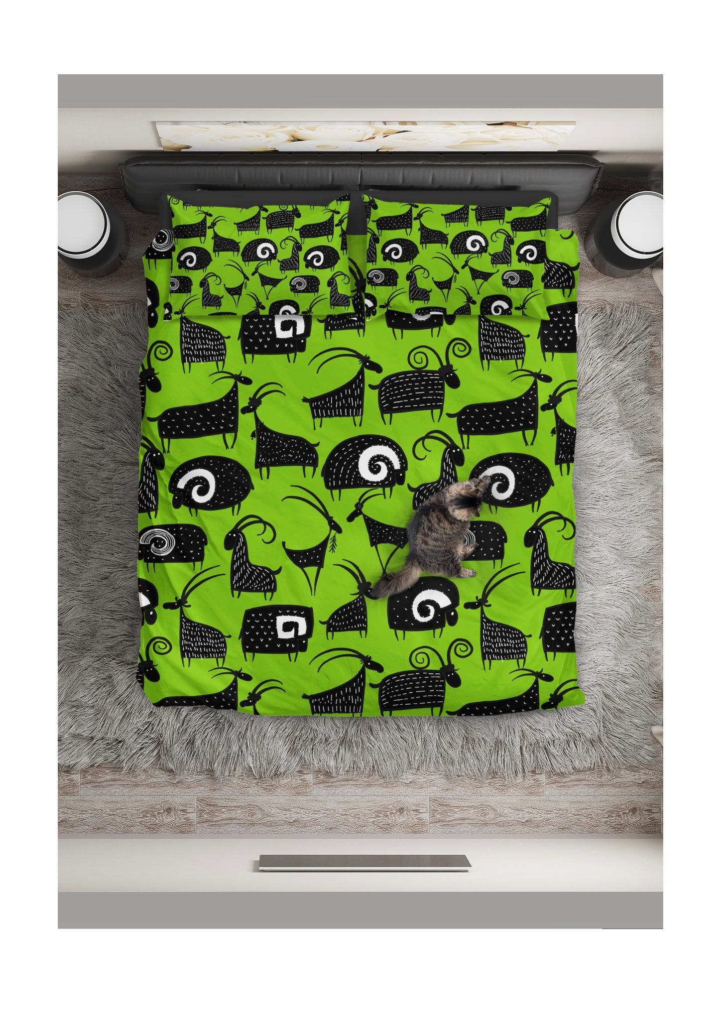 Goat Black Bighorn Bedding Set