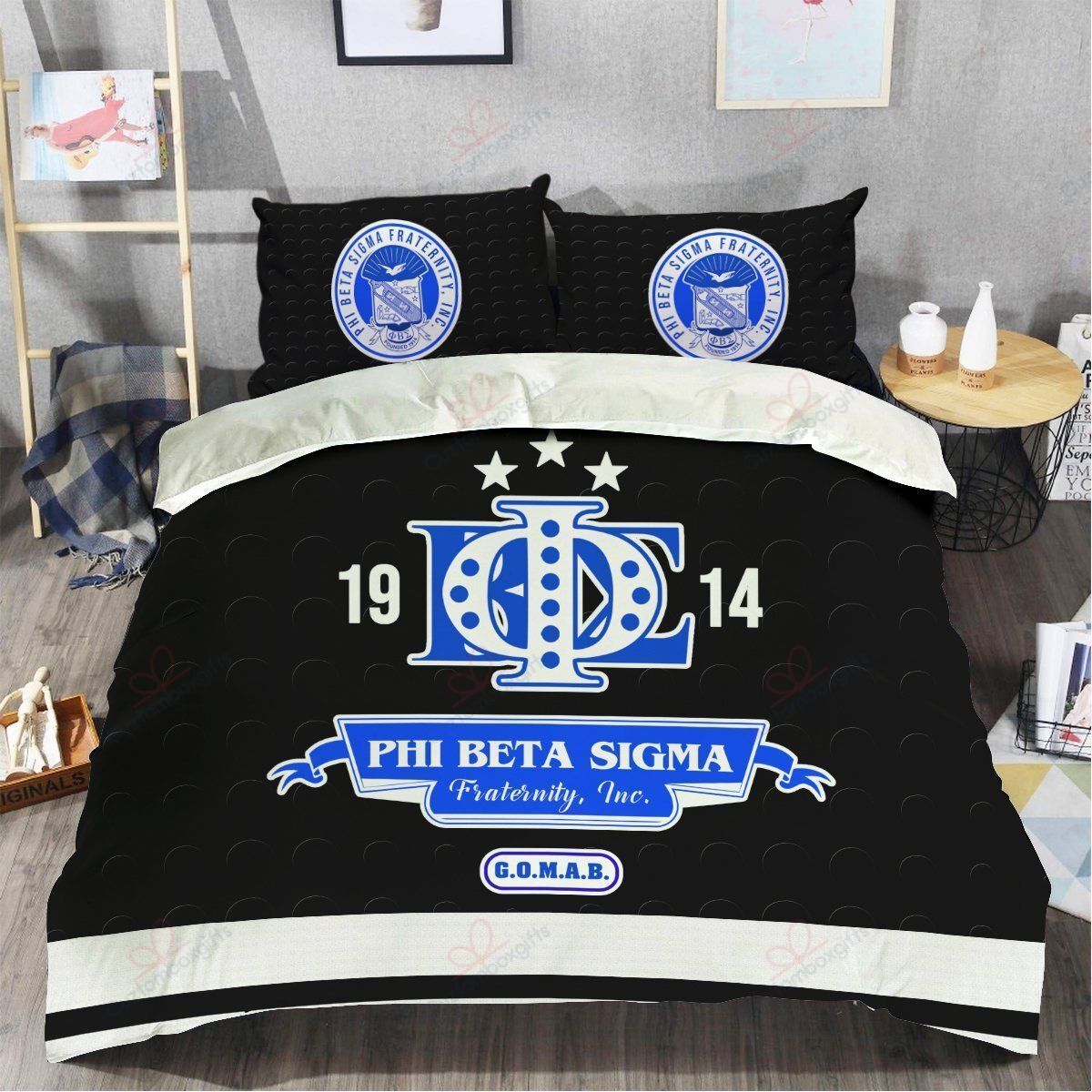 Phi Beta Sigma Bedding Set