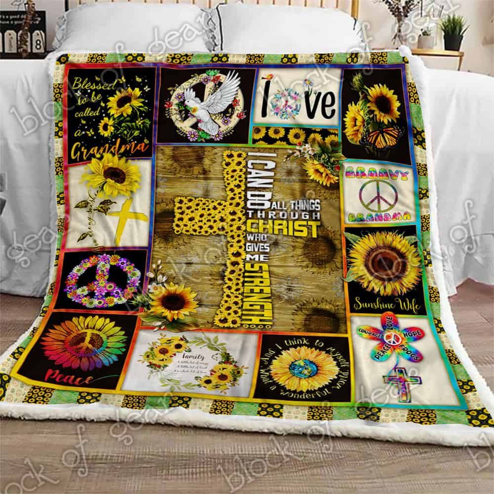 Philippians 4:13 Fleece Blanket