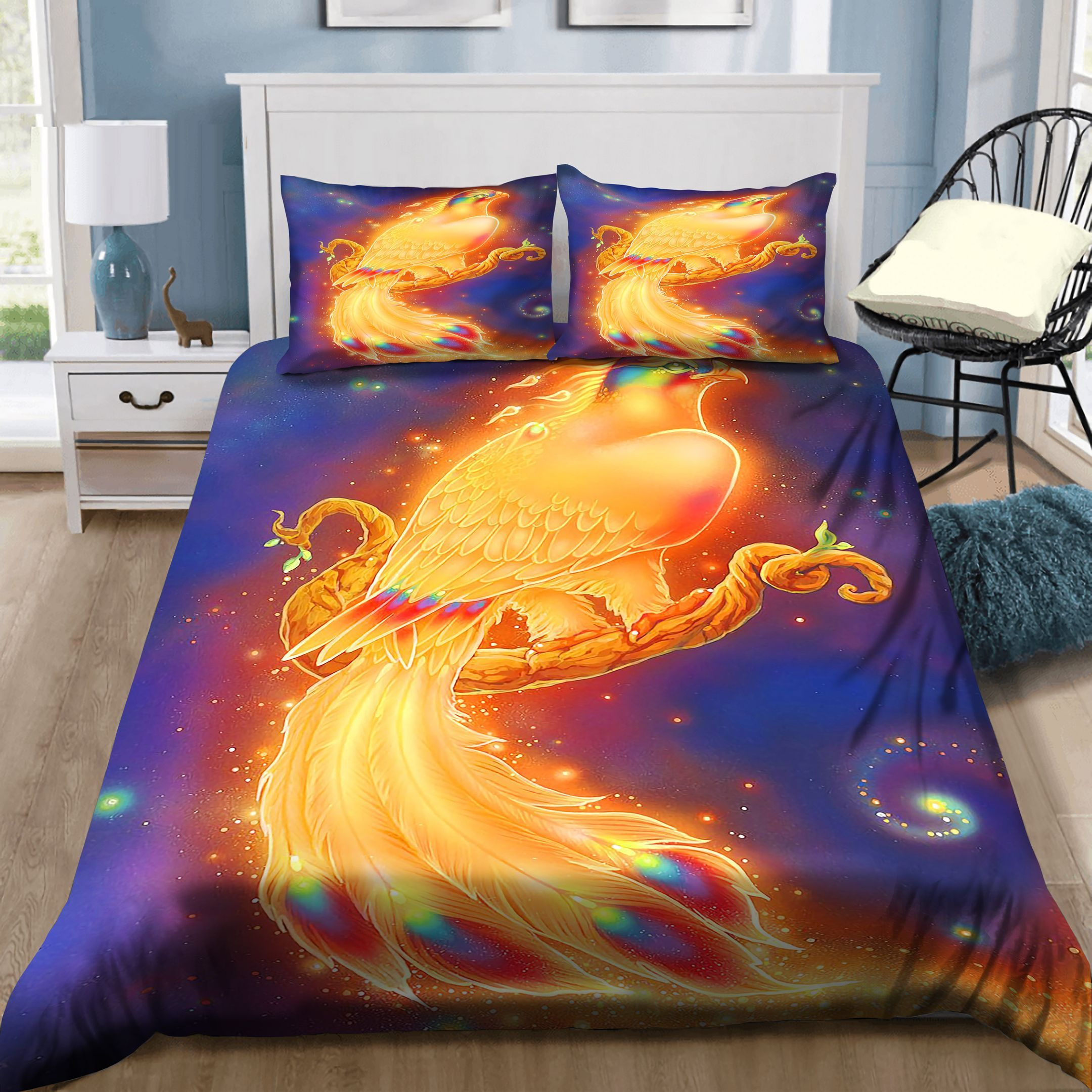 Phoenix Queen Of Birds Bedding Set