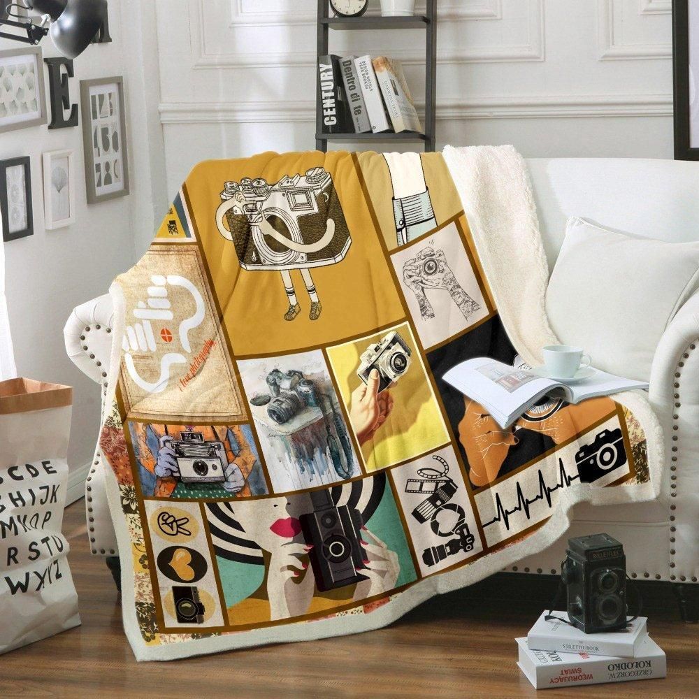 Photography Sherpa Fleece Blanket