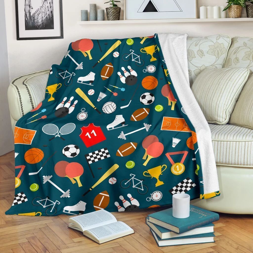 Physical Education Sherpa Fleece Blanket