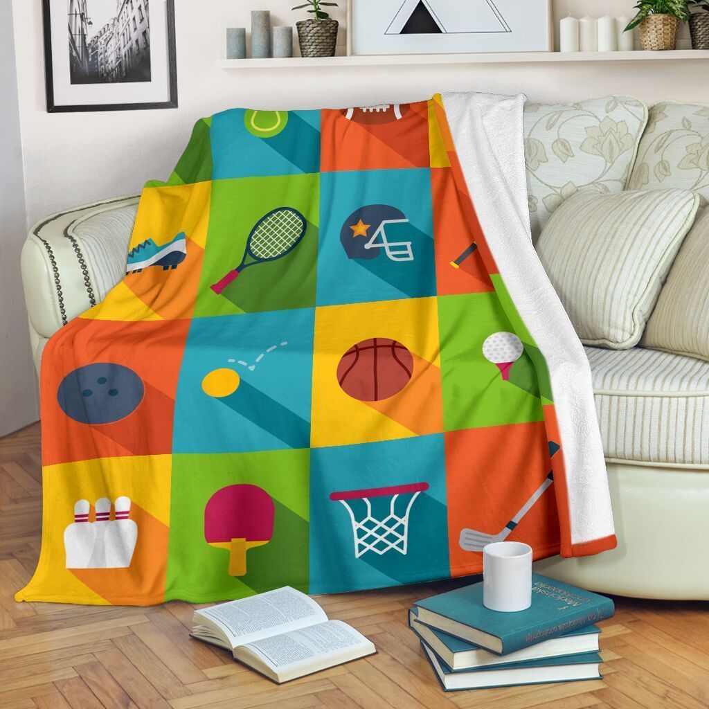 Physical Education Sherpa Fleece Blanket