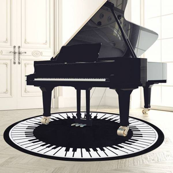 Piano Round Carpet