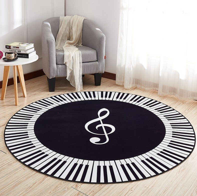 Piano Round Carpet