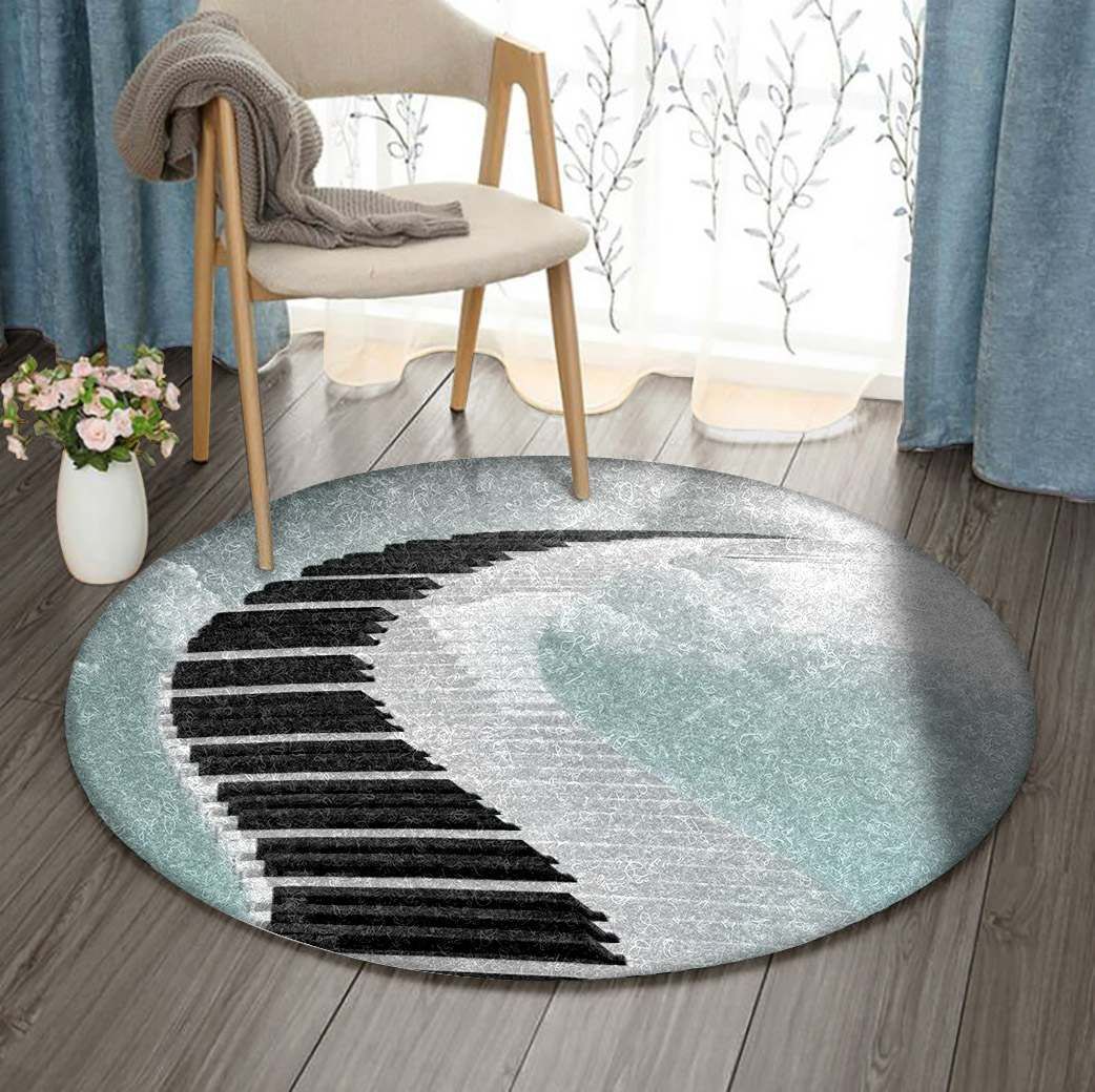 Piano Round Carpet