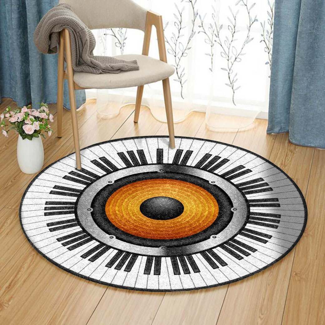 Piano Round Carpet
