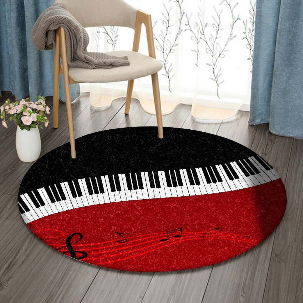 Piano Round Carpet