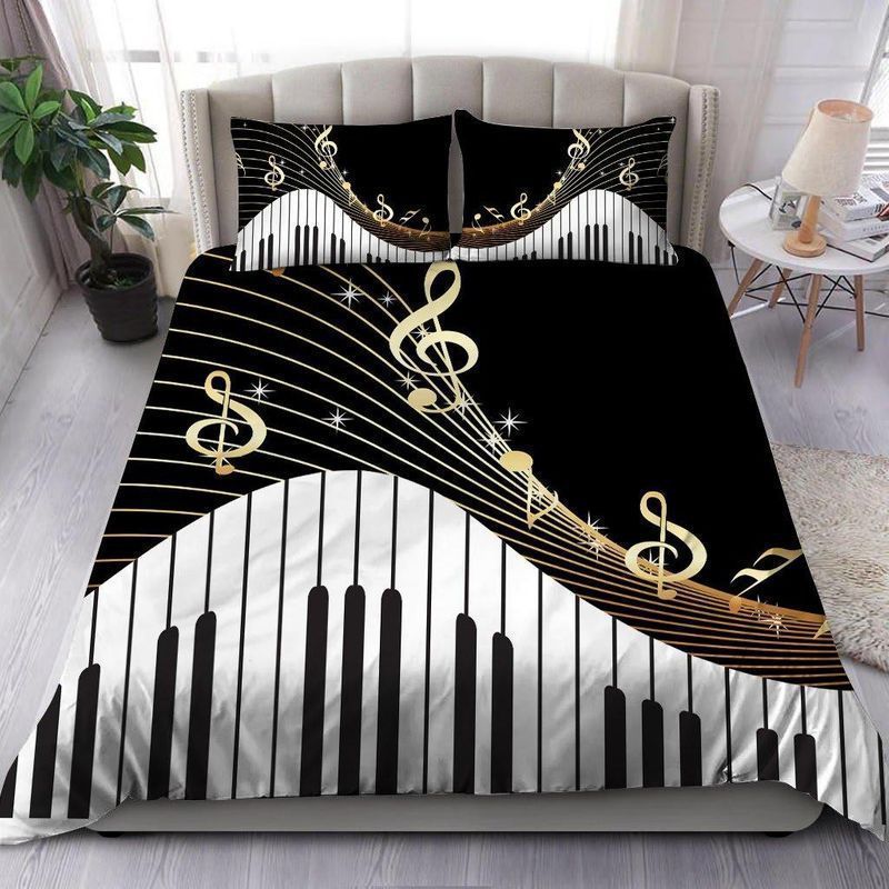 Piano Notes Bedding Set