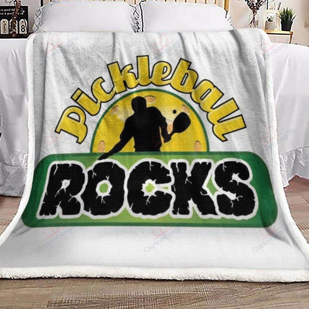 Pickleball Fleece Blanket