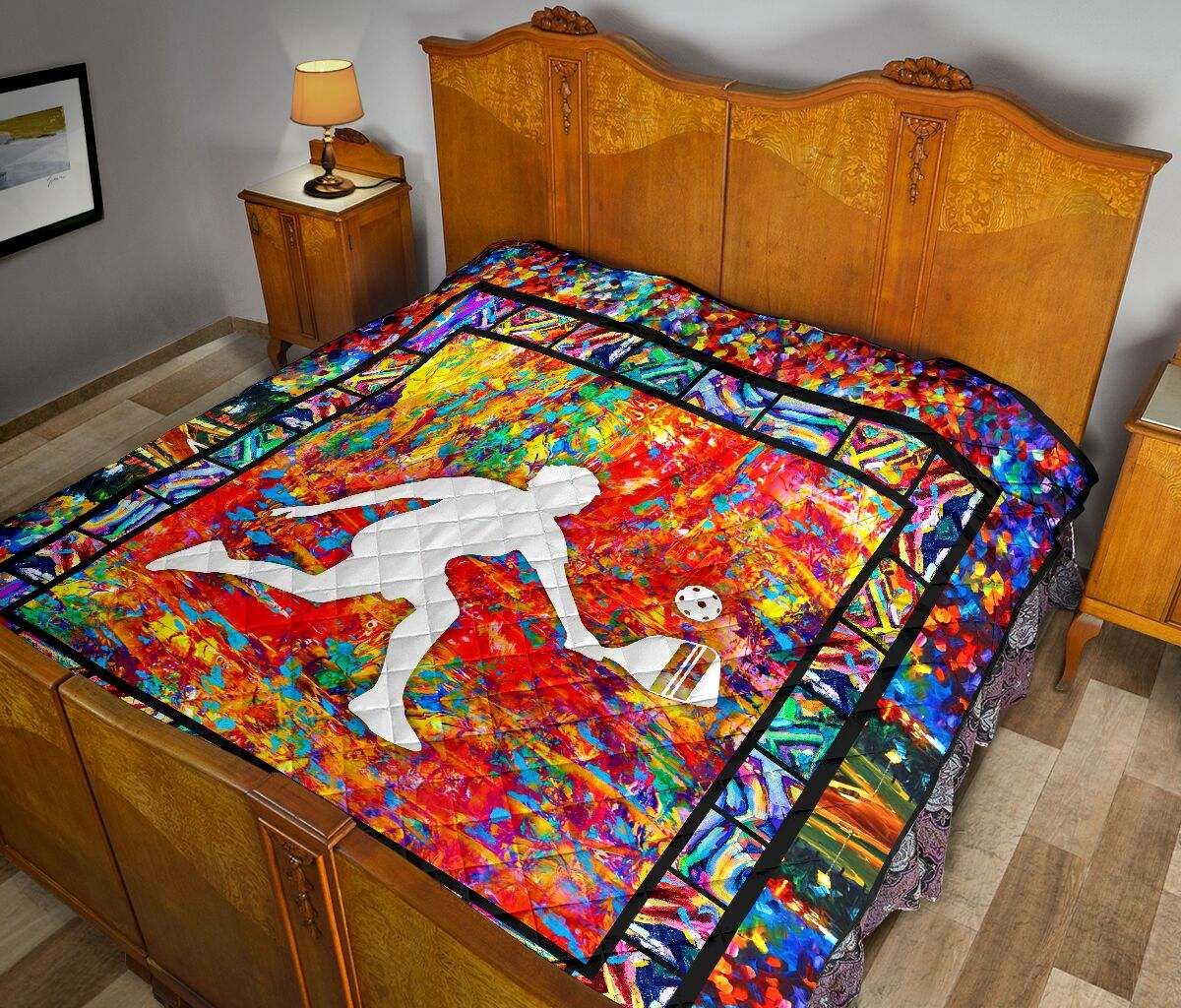 PICKLEBALL PAINT ART COLOR QUILT DHC281111031DD