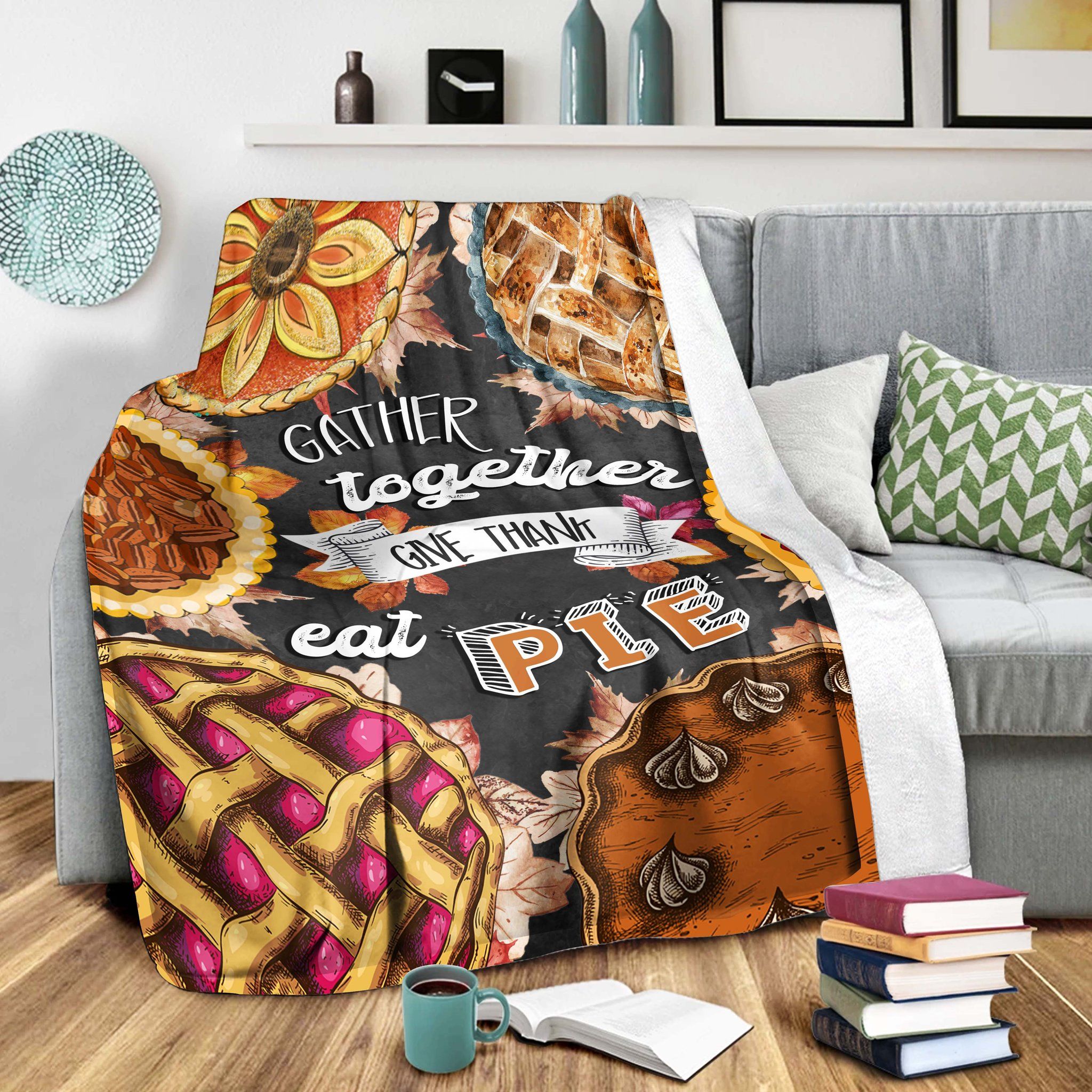 Pie Fleece Blanket