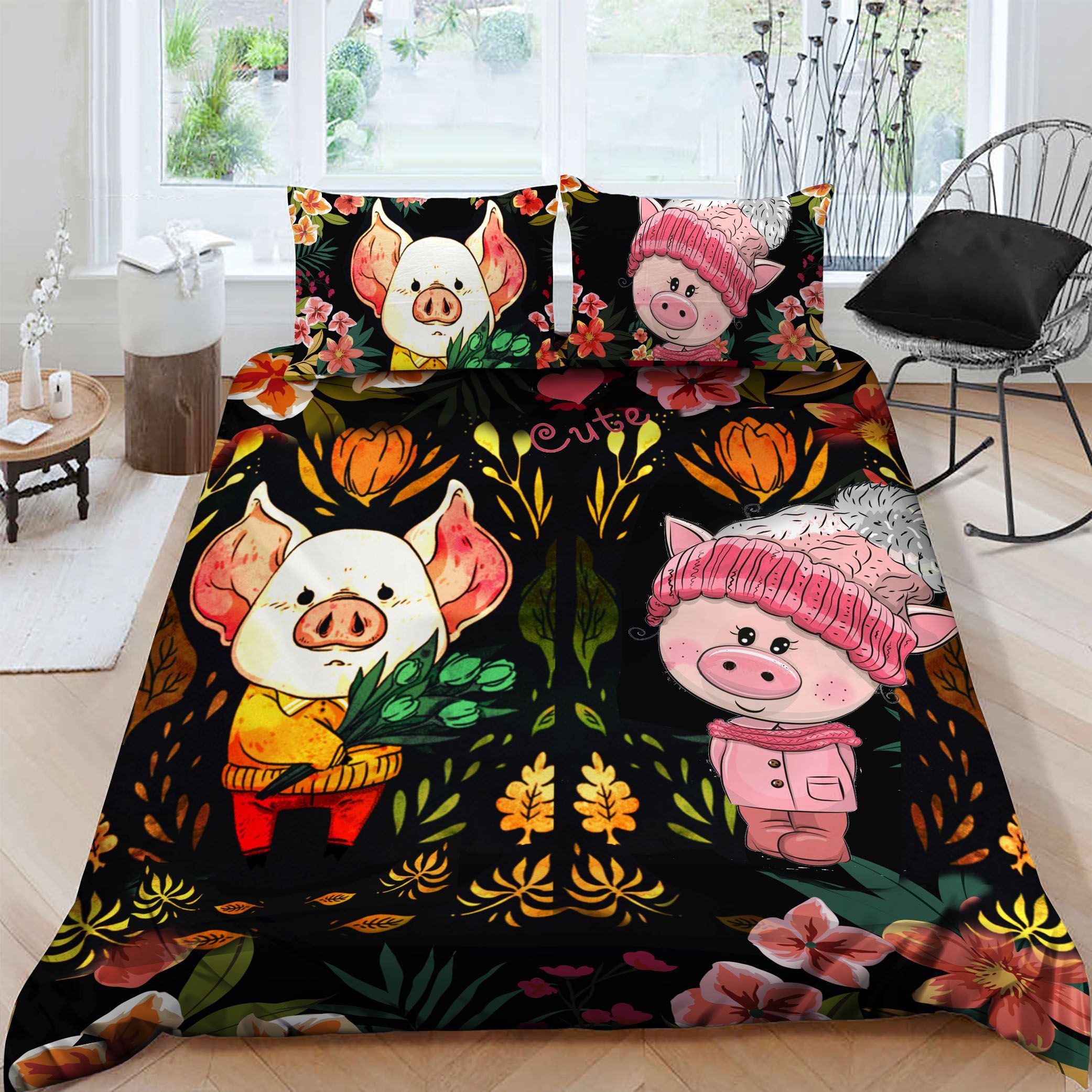 Pig Bedding Set
