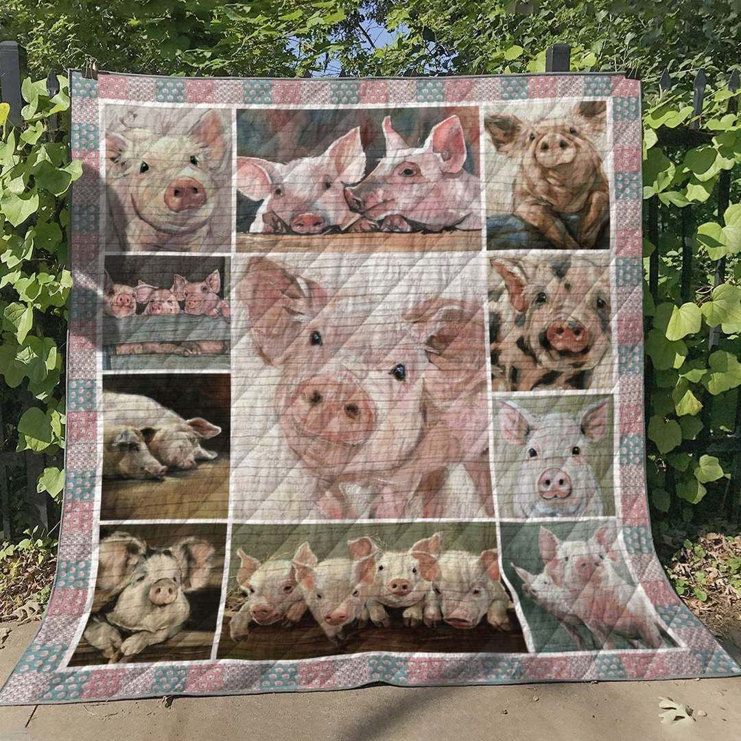 Pig CG120613 Quilt Blanket
