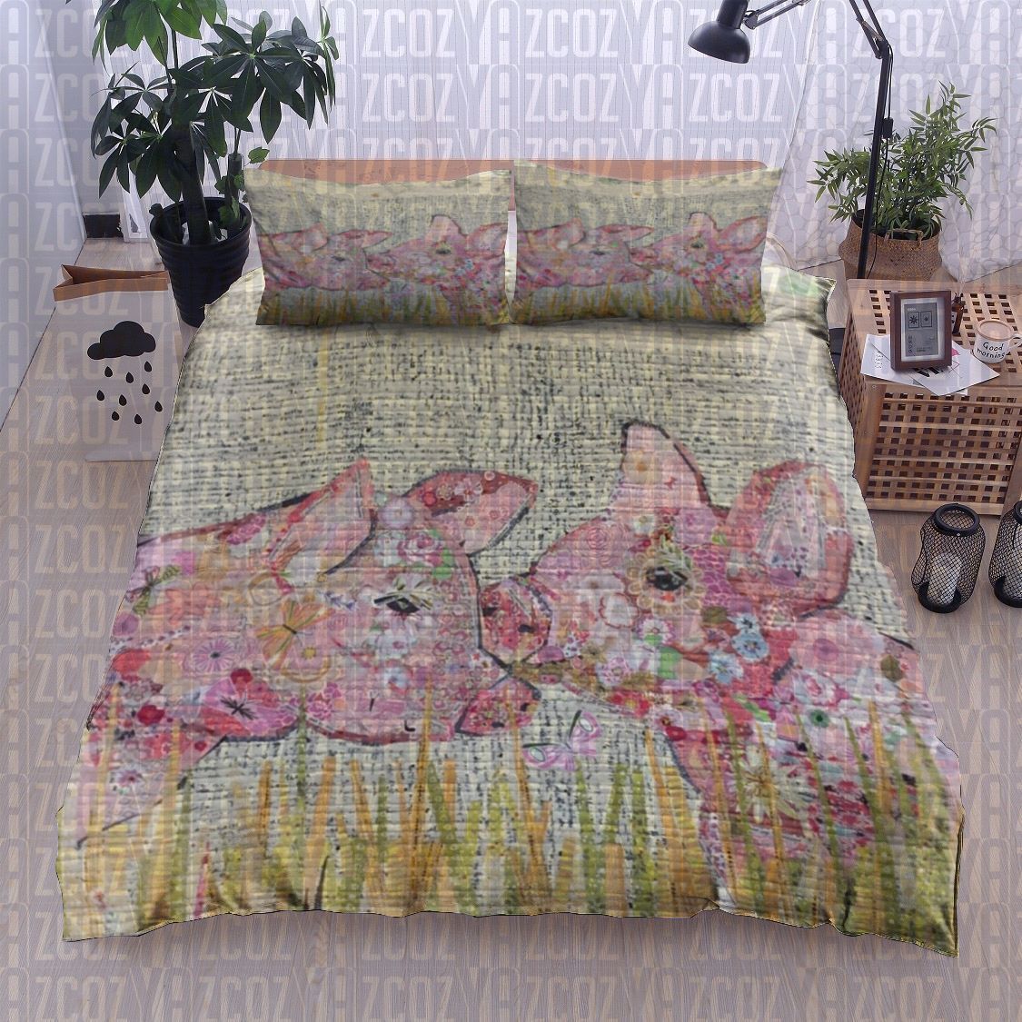 Pig Bedding Set