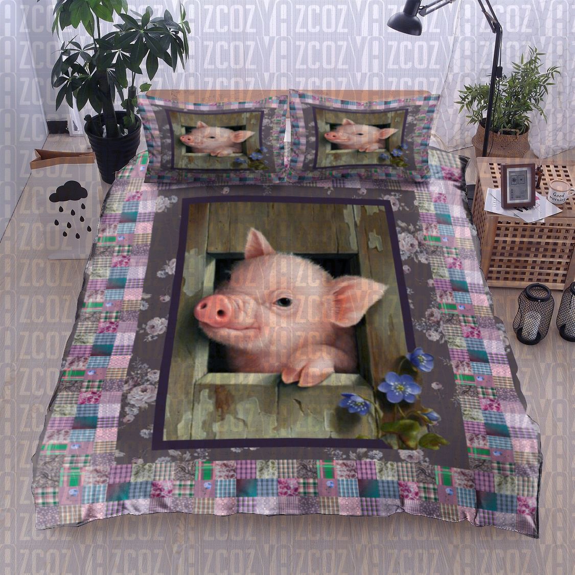 Pig Bedding Set