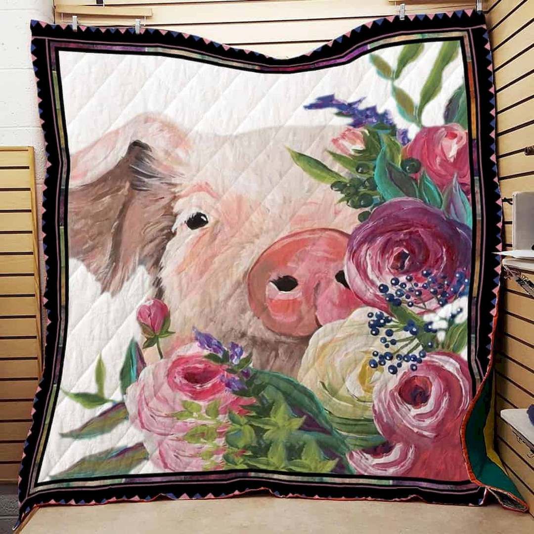 Pig CLD190748 Quilt Blanket