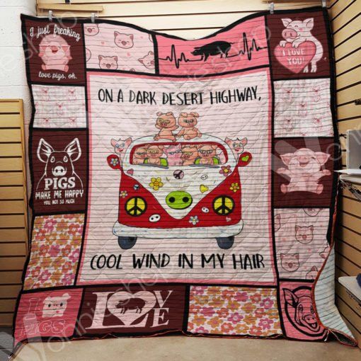 Pig Cool Wind Quilt Blanket DHC3112475TD