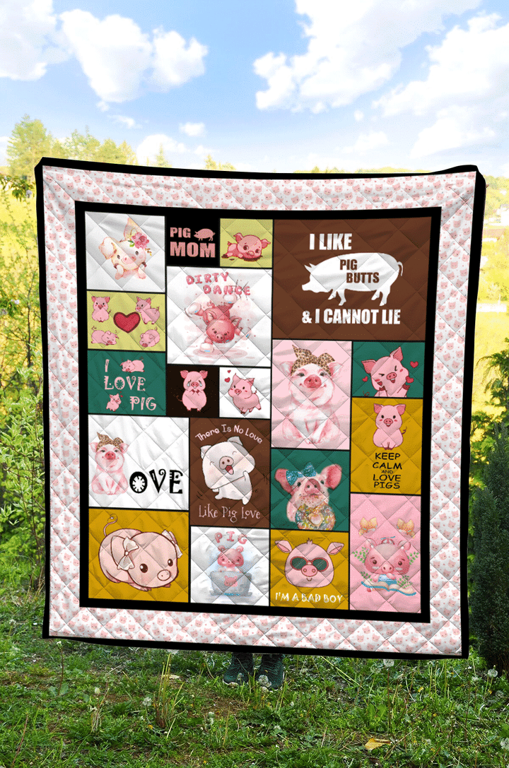 Pig DTC2311724 Quilt Blanket