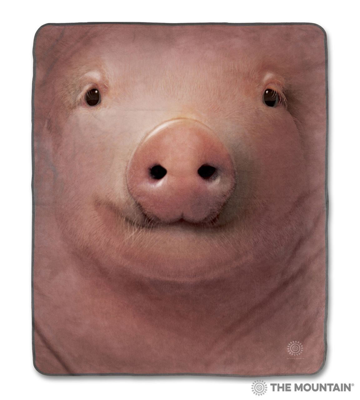 Pig Face Sherpa Fleece Blanket